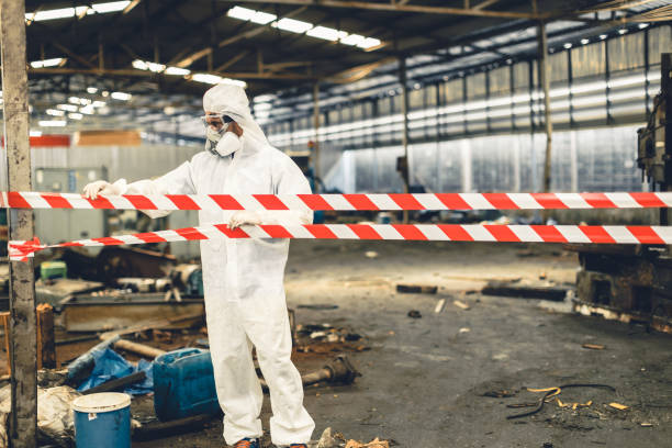 Professional Odor Removal technician working in Merrimack, NH